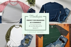 Casual t-shirts and sweatshirts mockup Product Image 1