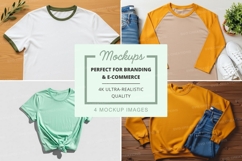 Casual t-shirts and sweatshirts mockup Product Image 1