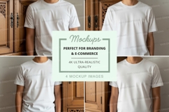 White t-shirt mockup on mannequin Product Image 1
