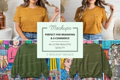 T-shirt mockup and hoodie mockup Product Image 1