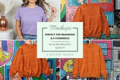 Mockup of sweatshirts and t-shirt Product Image 1
