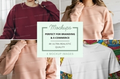 T-shirt mockup featuring multiple styles and colors Product Image 1