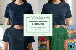 T-shirt mockup with multiple views Product Image 1
