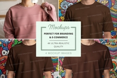 T-shirt mockup with multiple views Product Image 1