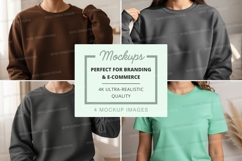 T-shirt mockup with multiple models Product Image 1