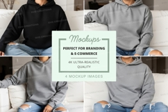 Hoodie mockup with multiple models Product Image 1