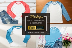 Mockup: casual outfits with t-shirts and accessories Product Image 1