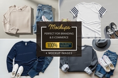 Casual streetwear outfit mockup Product Image 1