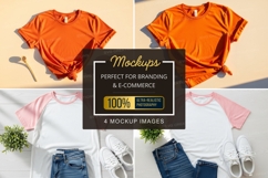 Mockup: casual t-shirts and accessories Product Image 1