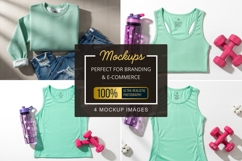 Mockup: fitness apparel and accessories Product Image 1