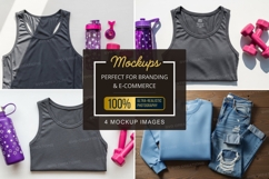 Mockup: fitness apparel and accessories Product Image 1
