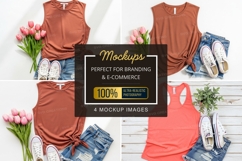 Casual summer outfits mockup Product Image 1