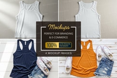 Casual summer workout attire mockup Product Image 1