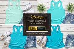 Casual summer outfit mockup Product Image 1