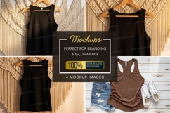 Casual tank tops collection mockup Product Image 1