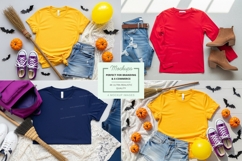 Halloween themed t-shirt mockup Product Image 1