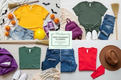 Halloween-themed t-shirt mockup collection Product Image 1