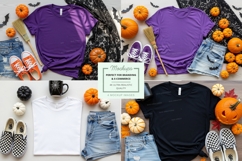 Halloween themed t-shirt mockup Product Image 1