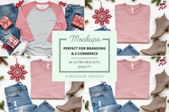 Holiday-themed women's clothing mockup Product Image 1