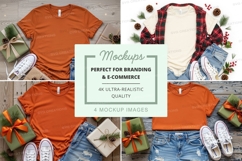 Holiday themed t-shirt and outfit mockup Product Image 1