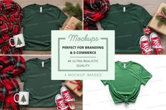Christmas-themed t-shirt mockup Product Image 1