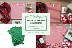 T-shirt mockup with accessories Product Image 1