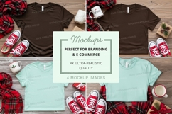 T-shirt mockup with accessories Product Image 1