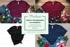 T-shirt mockup with holiday themes Product Image 1