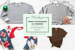 Holiday themed apparel mockup Product Image 1