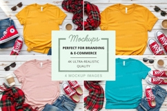 T-shirt mockup with accessories Product Image 1