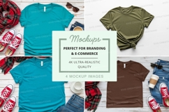 T-shirt mockup with various accessories Product Image 1