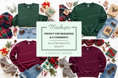 Holiday sweatshirt mockup Product Image 1