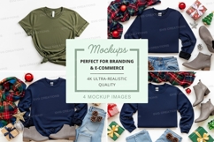Holiday-themed apparel mockup Product Image 1