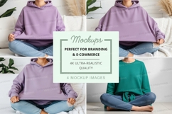 Mockup: casual hoodie and sweatshirt collection Product Image 1