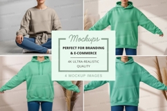 Mockup: hooded sweatshirts collection Product Image 1
