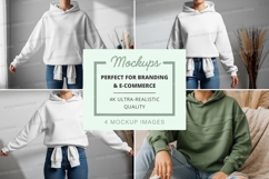 Mockup of hooded sweatshirts Product Image 1
