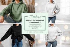 Mockup collection of hooded sweatshirts Product Image 1