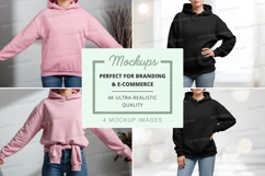 Mockup of hooded sweatshirts Product Image 1