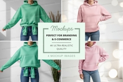 Mockup: hooded sweatshirts collection Product Image 1