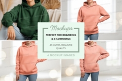 Mockup collection of hooded sweatshirts Product Image 1