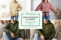 Casual hoodie collection mockup Product Image 1