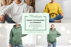 Mockup collection of hooded sweatshirts Product Image 1