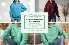 Mockup collection of hooded sweatshirts Product Image 1