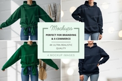 Mockup of hooded sweatshirts Product Image 1