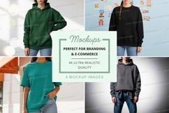 Mockup: various hoodies and t-shirts Product Image 1