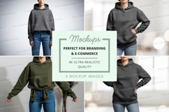 Casual hoodie collection mockup Product Image 1