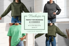 Mockup: various hoodies and t-shirts Product Image 1