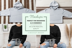 Mockup of hooded sweatshirts Product Image 1