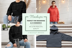 Peaceful hoodie mockup Product Image 1