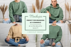 Casual sweatshirts mockup Product Image 1